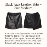 Black Leather Skirt