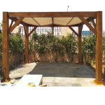 Swedish Musky Wooden Pergola