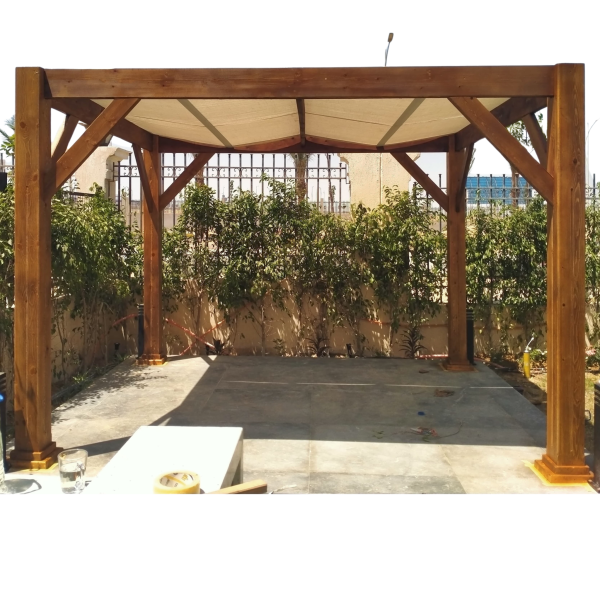 Swedish Musky Wooden Pergola