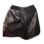 Black Leather Skirt