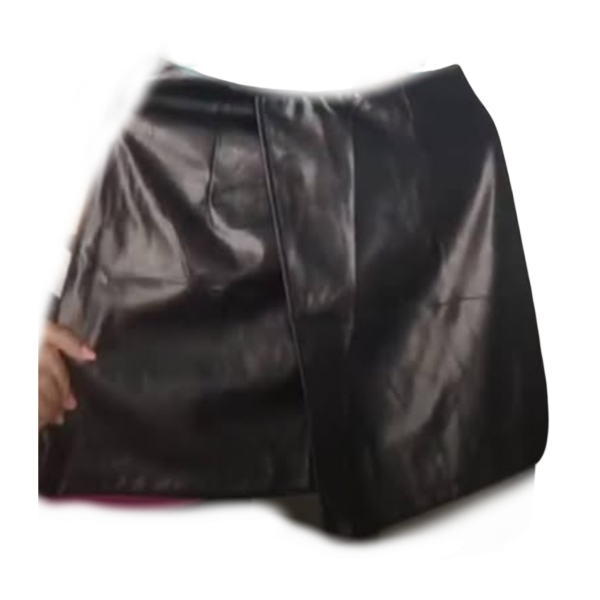 Black Leather Skirt