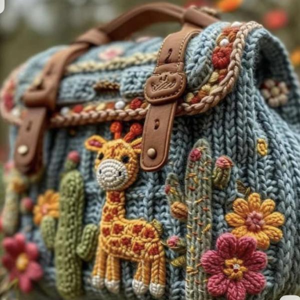 Hand-Crocheted Bag