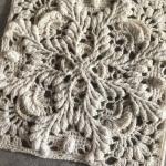 Hand-Crocheted Ivory Cardigan