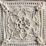 Hand-Crocheted Ivory Cardigan