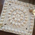 Hand-Crocheted Ivory Cardigan