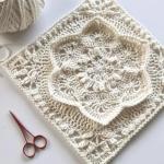Hand-Crocheted Ivory Cardigan