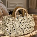 hand-crocheted bags