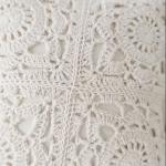 Handmade Crochet Bedspread & 2 Cushion Covers