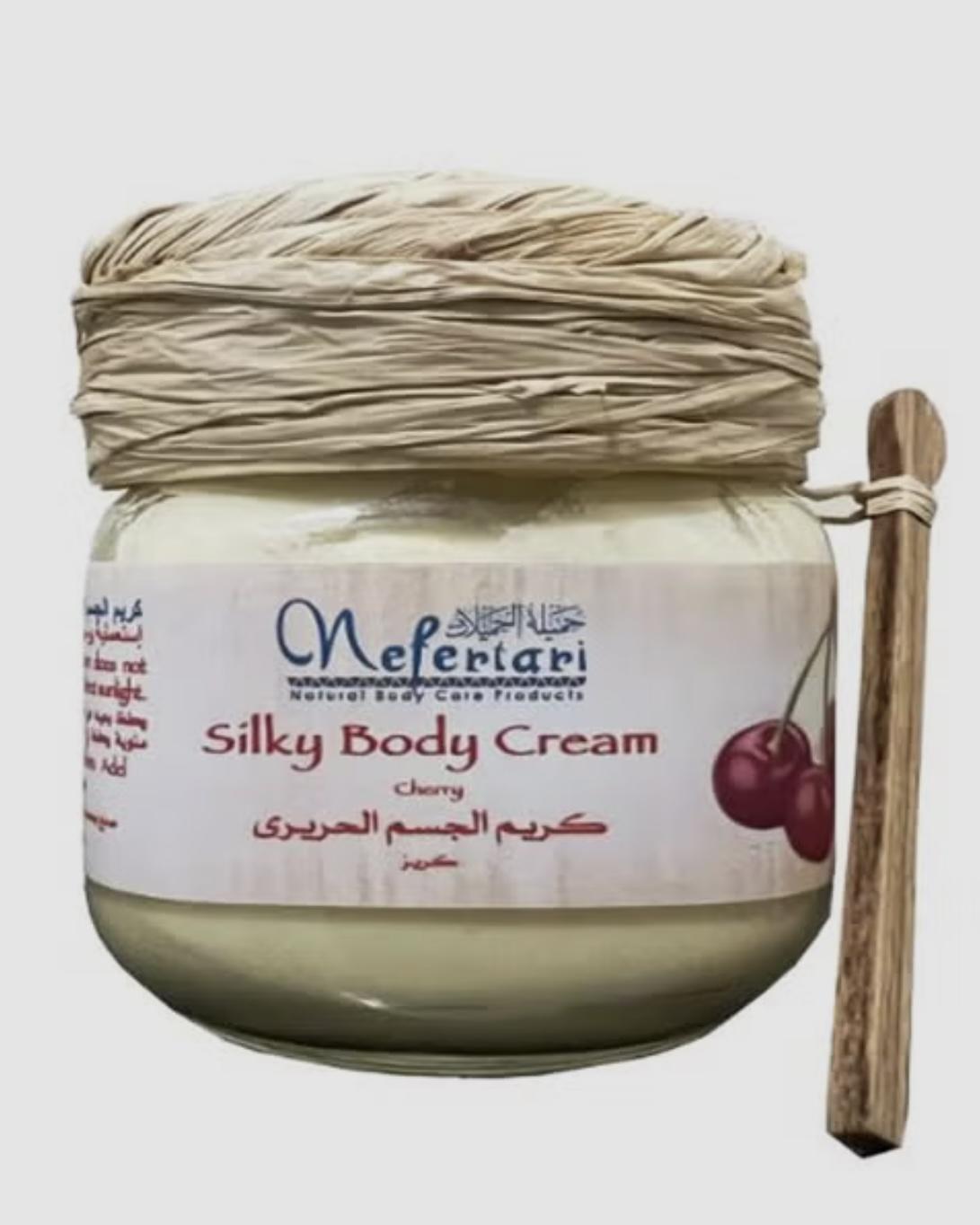 Nefertari Silky Body Cream Cherry 175g